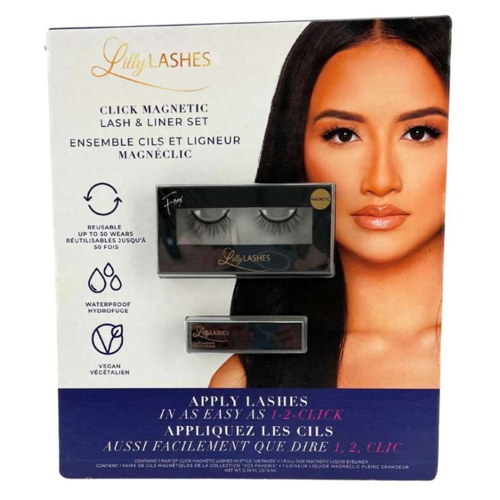 Lilly Lashes | Women's Click Magnetic Lash & Liner Set | UR Faves